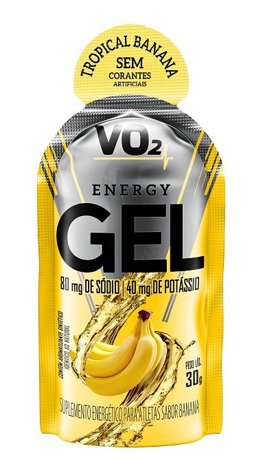 VO2 ENERGY GEL BANANA 10 UNID - INTEGRALMEDICA