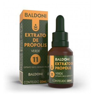 EXTRATO DE PRÓPOLIS VERDE 11% 30ML - BALDONI