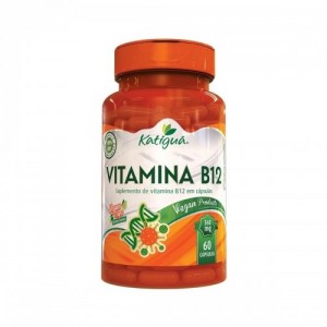 Vitamina B12 360mg com 60 cápsulas - KATIGUA