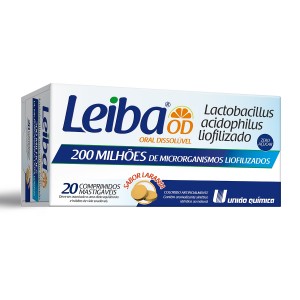 LEIBA OD LARANJA FR 20 COMP  - UNIAO QUIMICA