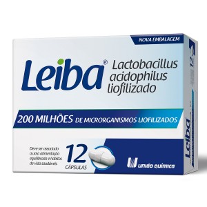 LEIBA BLISTER C/ 12 CAPSULAS - UNIAO QUIMICA