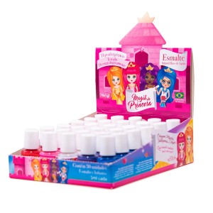 ESMALTE INFANTIL DISPLAY C/30 5ML CADA - MAGIA DE PRINCESA