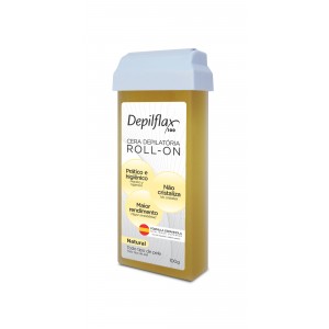 CERA DEPILATORIA NATURAL  REFIL ROLL-ON 100G- DEPILFLAX