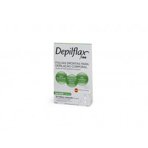 FOLHA DEPILATORIA CORPORAL HORTELA C/20 - DEPILFLAX