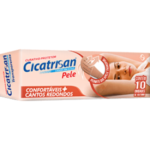 Curativo Bege  C/10 CICATRISAN - SANFARMA