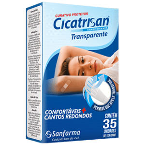 Curativo Transparente C/35 CICATRISAN - SANFARMA