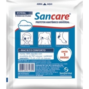 Protetor Universal Anatômico Estéril  Sancare - SANFARMA