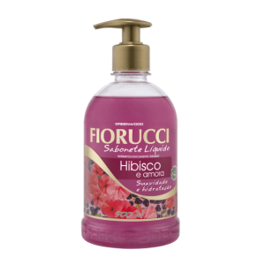 SABONETE LIQUIDO HIBISCO E AMORA 500ML - FIORUCCI