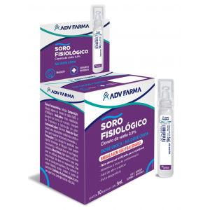 Solução Fisiológica Cloreto de Sódio 0,9% D/U 5ML C/10 ADV