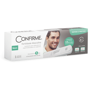 TESTE DE FERTILIDADE MASCULINA C/1 TESTE - CONFIRME