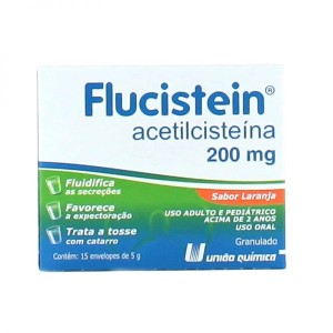 FLUCISTEIN 200MG / 5G ENV X15 - UNIAO QUIMICA