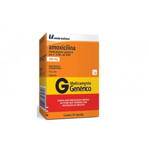 AMOXICILINA 500MG CAPX21 GEN - UNIAO QUIMICA