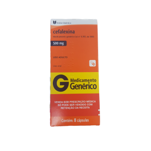 CEFALEXINA 500MG CAP X 8 GEN - UNIAO QUIMICA