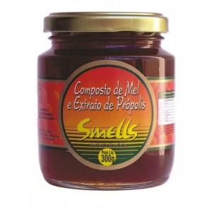 COMPOSTO DE MEL E EXTRATO DE PROPOLIS 300G - SMELLS