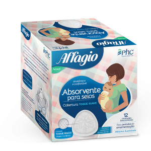 Absorvente para seio Toque Suave Affagio 12 unidades