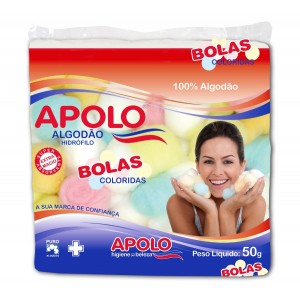 ALGODAO BOLA COLORIDO 50G - APOLO