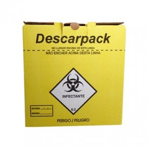 COLETOR DE MATERIAL PERFUROCORTANTE 3L - DESCARPACK