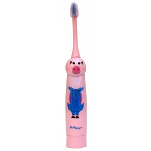 ESCOVA ELETRICA INFANTIL EDAKIDS PORCO - TECHLINE