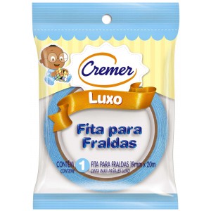 FITA ADESIVA PARA FRALDA MENINO 19MMX20M - CREMER