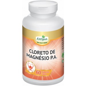 Cloreto de Magnésio P.A 500mg 60 Caps  KATIGUA