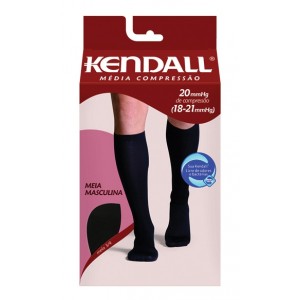 MEIA MASCULINA 3/4 MC PRETA G 1813 - KENDAL