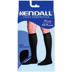 MEIA MASCULINA 3/4 MC PRETA M 1812 - KENDAL