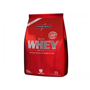 NUTRIWHEY SACO 907G V3 MORANGO - INTEGRALMEDICA