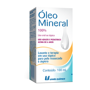 OLEO MINERAL 100ML - UNIAO QUIMICA.