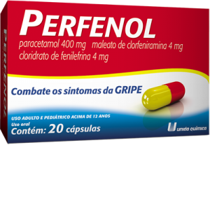 PERFENOL 20 CAPSULAS - UNIAO QUIMICA.