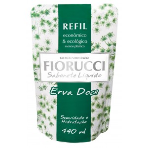 SABONETE LIQUIDO ERVA DOCE REFIL 440ML - FIORUCCI