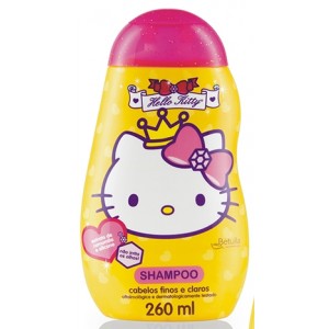 SH CABELOS FINOS E CLAROS 260ML - HELLO KITTY.