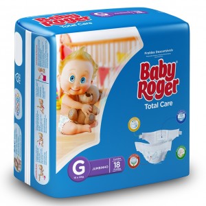 Fralda Descartável Total Care Jumbinho G 12X18 - BABY ROGER