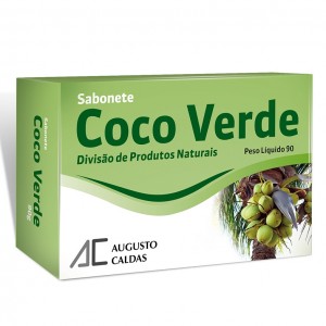 SABONETE CÔCO VERDE 90G - AUGUSTO CALDAS